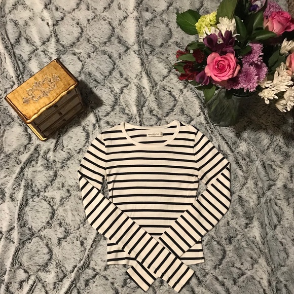 Stripped long sleeve top - Picture 1 of 1